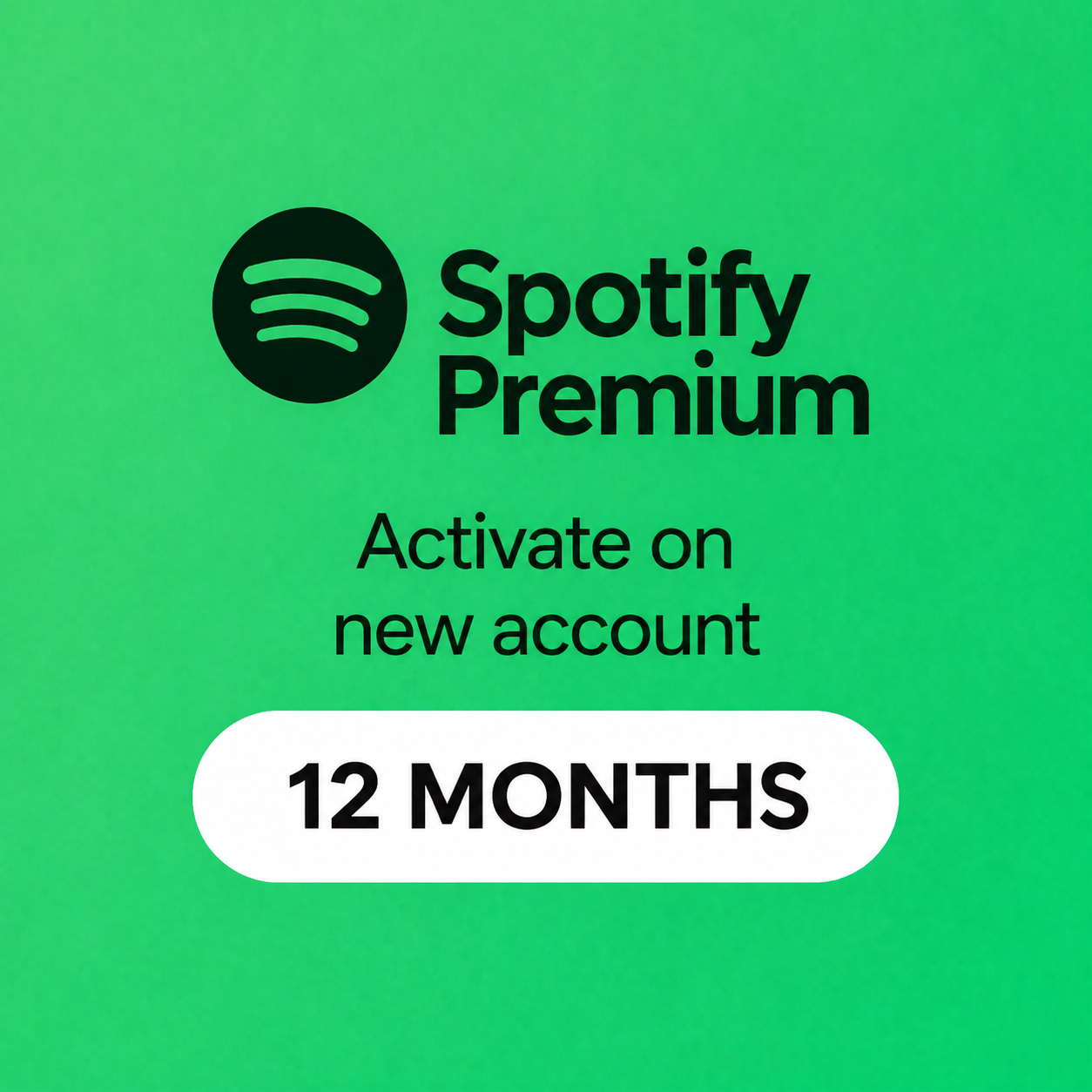 Spotify Premium 12 months | New Account | Quick activation & enjoy music without ads