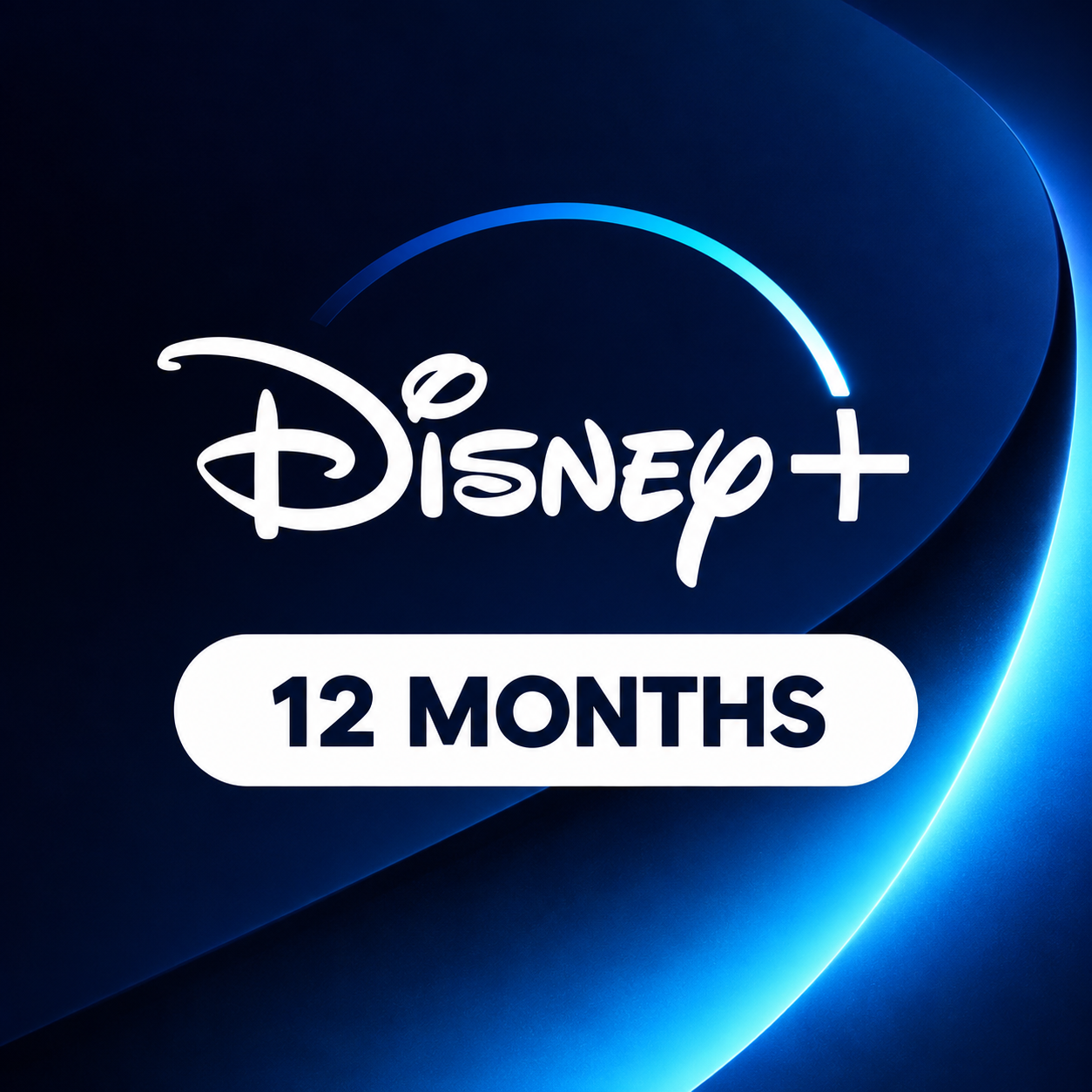 Disney+ Plus 12 Months Premium | Streaming without ads | Films & series in HD & 4K | Digital activation